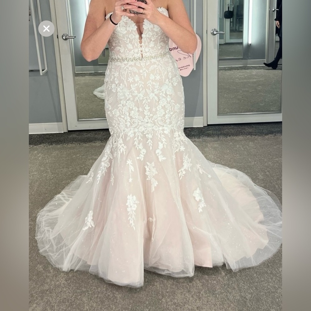 David’s bridal wedding dress OLEG Cassini